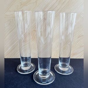 (Set/3) Bodum Bistro 13oz Beer Pilsner Glasses
